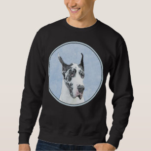 Sudadera Pintura de gran dano (Harlequin) - Arte original d