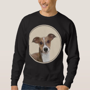 Sudadera Pintura de Greyhound italiana - Arte Perro Origina