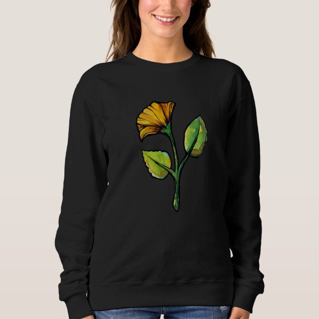Sudadera Pintura de jardineros de primavera de flores amari (Anverso)