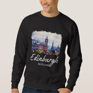 Sudadera Pintura de la acuarela de Edimburgo