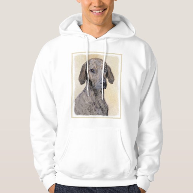 Sudadera Pintura de lott - Arte de perro original lindo (Anverso)
