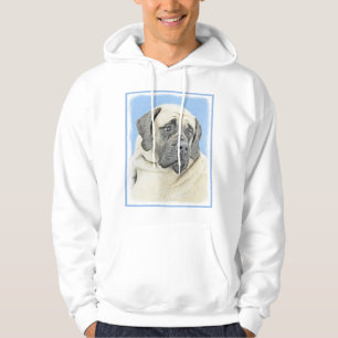 Sudadera Pintura de malvado inglés (Fawn) - Arte de perro o