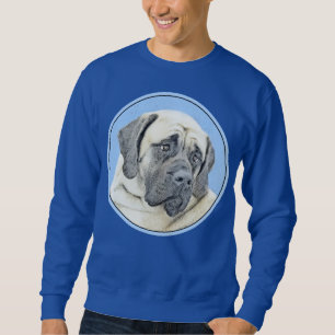 Sudadera Pintura de malvado inglés (Fawn) - Arte de perro o