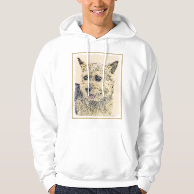 Sudadera Pintura de Norwich Terrier - Arte de Perro Origina