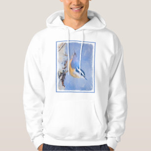 Sudadera Pintura de nueces de paja roja original arte de pá