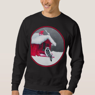 Sudadera Pintura de pájaro lechoso - Arte original de pájar