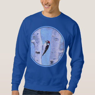 Sudadera Pintura de pájaro lechoso - Arte original de pájar