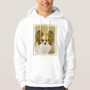 Sudadera Pintura de Papillon (Hound Tri) - Arte original de