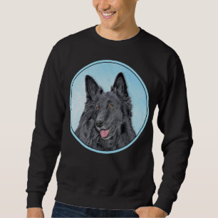 Sudadera Pintura de Pastor Belga - Arte Original de Perro L