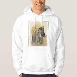 Sudadera Pintura de perro afgano - Arte de perro original l