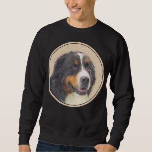 Sudadera Pintura de perro de montaña de Bernese - Arte de 
