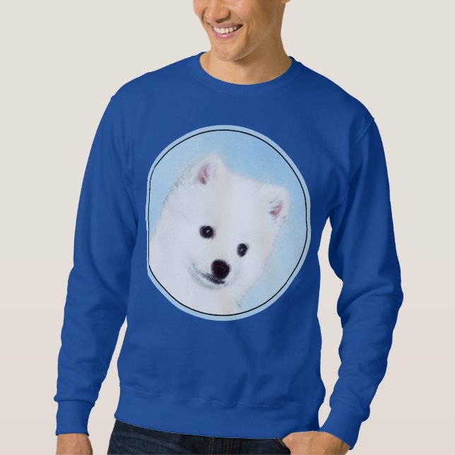 Sudadera Pintura de perro esquimal estadounidense - Arte de (Anverso)