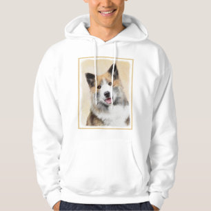 Sudadera Pintura de perro islandés - Arte original de perr
