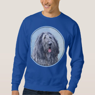 Sudadera Pintura de perro pastor de Bergamasco - Perro orig