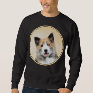 Sudadera Pintura de perro pastor islandés - Arte original d