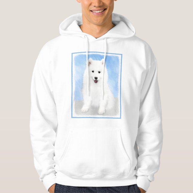 Sudadera Pintura de pimienta de Samoyed - Arte Perro Origin (Anverso)