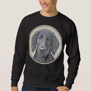 Sudadera Pintura de recuperación plana - Arte de perro orig