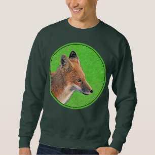 Sudadera Pintura de Red Fox - Arte de vida salvaje original