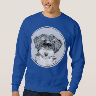 Sudadera Pintura de territorio tibetano - Arte de perro ori