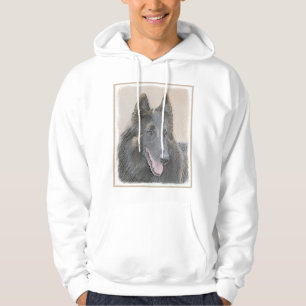 Sudadera Pintura de Tervuren belga - Arte de perro original