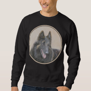 Sudadera Pintura de Tervuren belga - Arte de perro original