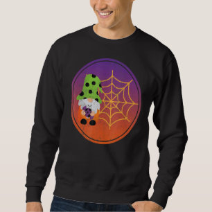 Sudadera Pintura de vibraciones de Halloween de la Araña Cu