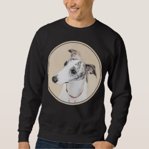 Sudadera Pintura de Whippet - Arte Cute Original Perro