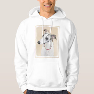 Sudadera Pintura de Whippet - Arte Cute Original Perro