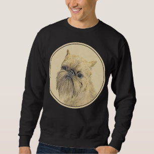 Sudadera Pintura en Brujas Griffon Rough - Arte Perro Origi
