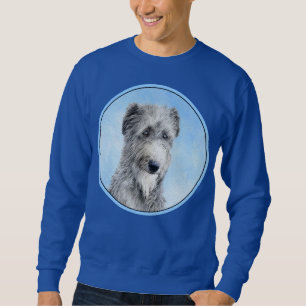 Sudadera Pintura escocesa del perro - Ar original del perro
