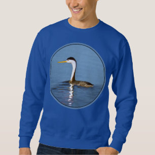 Sudadera Pintura gris de Clark - Arte de pájaro original