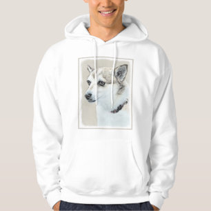 Sudadera Pintura noruega de Lundehund - Arte original del p