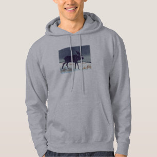 Sudadera Pintura sacada el polvo nieve de los alces