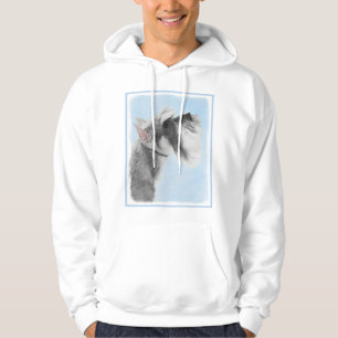 Sudadera Pintura Schnauzer (gigante, estándar) - Arte de pe