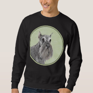 Sudadera Pintura Schnauzer (gigante, estándar) - Arte de pe