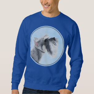 Sudadera Pintura Schnauzer (gigante, estándar) - Arte de pe