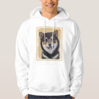 Pintura Shiba Inu (Negro y Tan) - Arte de perro