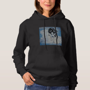 Sudadera Pintura Siberian Husky Bella Artes