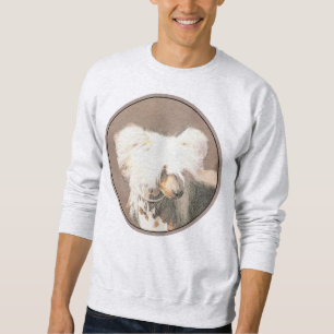 Sudadera Pintura sin pelo de cremallera china arte original