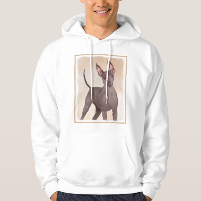 Sudadera Pintura Xoloitzcuintli - Arte Perro Original Cuto (Anverso)
