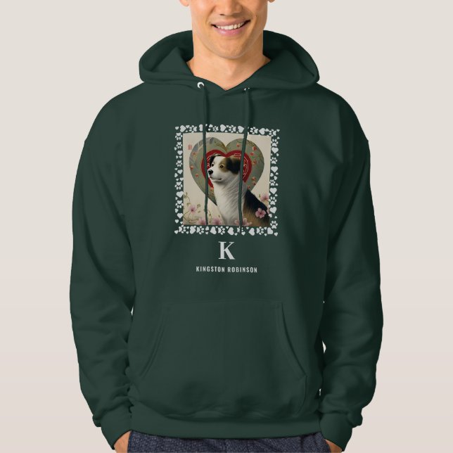 Sudadera Pinturas fotográficas de perros Impresiones Monogr (Anverso)