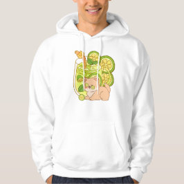 Sudadera Piou el Shiba: Spa Refrescante de Limonada de Ment