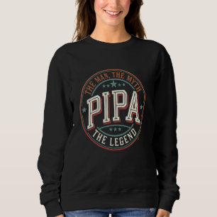 Sudadera Pipa Man El Mito La Leyenda Nombre Personalizado G