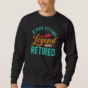 Sudadera Pipefitter retirado Plumber Pun Textos
