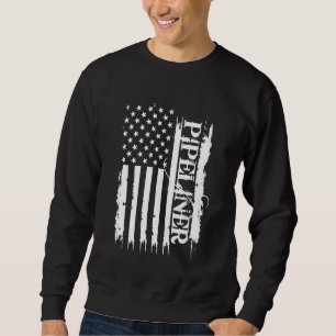 Sudadera Pipeliner Estados Unidos en peligro por bandera de
