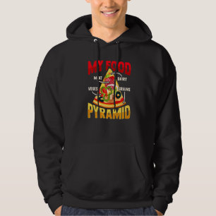 Sudadera Pirámide De Comida De Pizza Slice Para Un Amante D