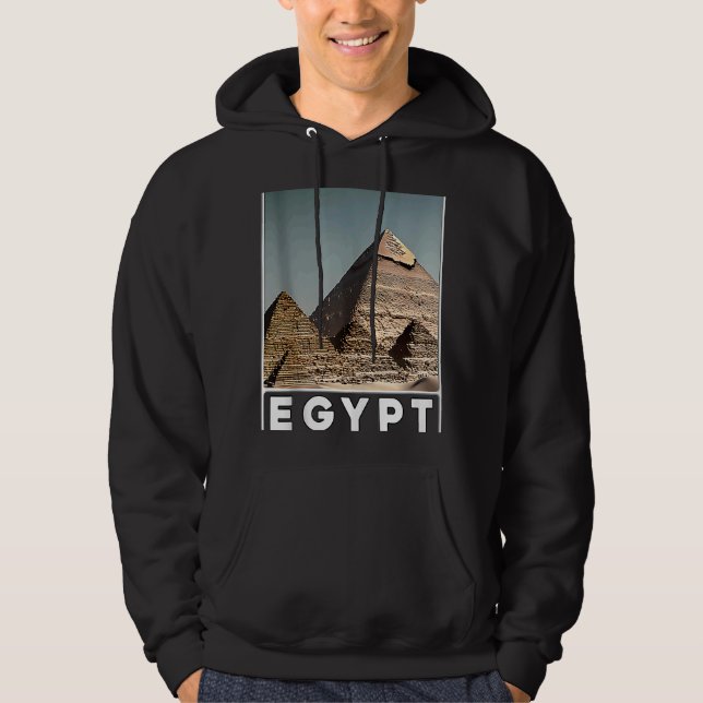 Sudadera Pirámides de Giza El Cairo Egipto (Anverso)