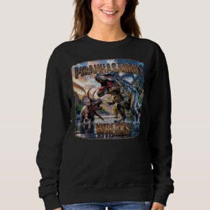 Sudadera Piranhasaurus Destruye Fotográfico – Divertido Ate