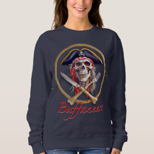 Sudadera Pirata de Buffaners "Llévame a tu Lido"