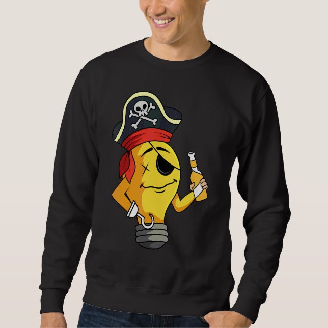 Sudadera Pirata Parche Ojo Bombilla Mar Marinero Tripulació (Anverso)